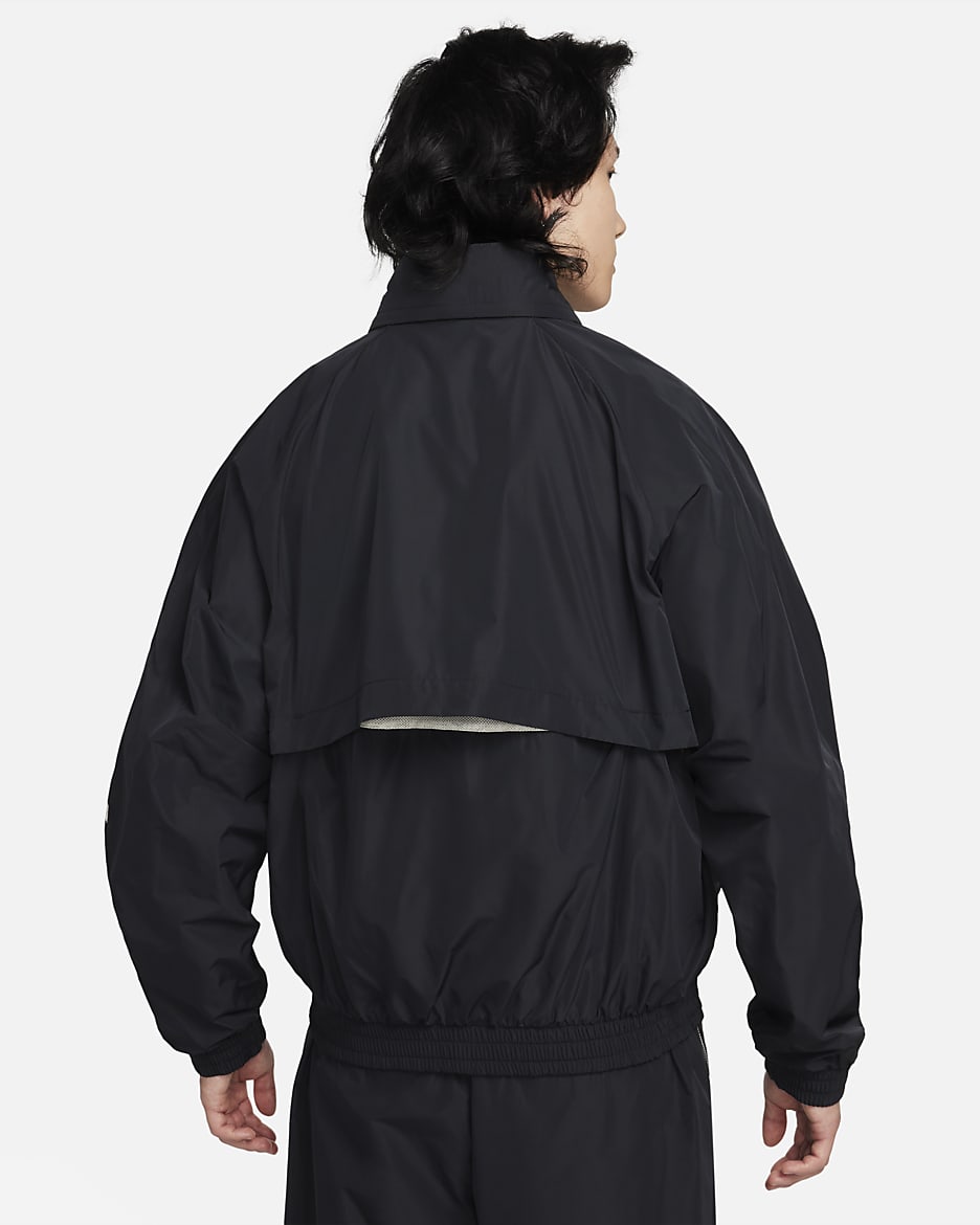 Nike swoosh woven half zip jacket online